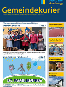 Gemeindekurier Juli 2025
